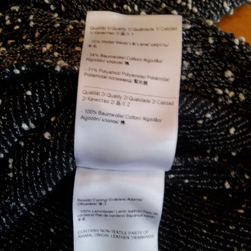 Escada Black and White Long Sleeve Dress. EUC. - Picture 5 of 5